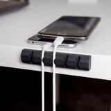 Cable Management Cord Organizer/Channel Desk/Cable Clips/Wire Cord Holder/Cable Tie (Pack of 5) (SY-ACC65095)