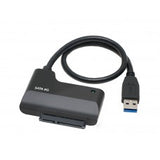 SY-ADA20079 USB 3.0 to SATA III Adapter Cable for 2.5" Hard Drive HDD or SSD, Black
