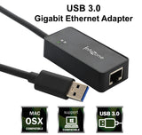 USB 3.0 to RJ45 10/100/1000 Gigabit Ethernet LAN NIC Adapter for Windows, Mac, Linux - SY-ADA24029