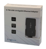 USB 3.0 to RJ45 10/100/1000 Gigabit Ethernet LAN NIC Adapter for Windows, Mac, Linux - SY-ADA24029