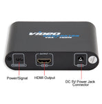 SY-ADA31050 VGA + 3.5mm Audio to HDMI Converter, Black