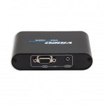 SY-ADA31050 VGA + 3.5mm Audio to HDMI Converter, Black