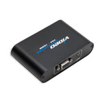 SY-ADA31050 VGA + 3.5mm Audio to HDMI Converter, Black