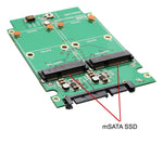 Dual mSATA SSD to SATA III RAID 2.5" Enclosure