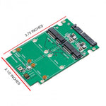 Dual mSATA SSD to SATA III RAID 2.5" Enclosure