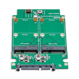 Dual mSATA SSD to SATA III RAID 2.5" Enclosure