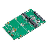Dual mSATA SSD to SATA III RAID 2.5" Enclosure