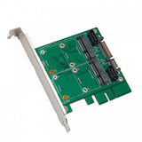 SATA III to Dual mSATA SSD RAID Adapter - 3.5 Inch Mounting Try or PCI Slot Mount Able