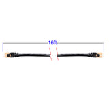Black 5 Meter CAT7 STP Network Flat Cable