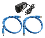 SY-ENC35026 external USB 3.1 & 3.0, 3.5" and 2.5" Sata III Hard Disk, Black
