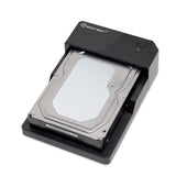 SY-ENC35026 external USB 3.1 & 3.0, 3.5" and 2.5" Sata III Hard Disk, Black