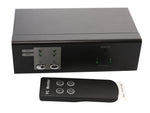 SY-EXT32018 2x2 VGA-Audio Matrix Switch with Remote Control, Black
