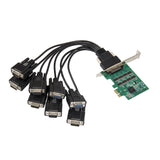 8 Port DB9 Serial RS-232 PCI-e x1 Card