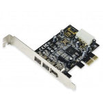 SY-PEX30016 3 Port IEEE 1394 Firewire 1394B & 1394A PCIe 1.1 x1 Card TI XIO2213B Chipset Requires Legacy Driver for Windows 8 10