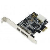 SY-PEX30016 3 Port IEEE 1394 Firewire 1394B & 1394A PCIe 1.1 x1 Card TI XIO2213B Chipset Requires Legacy Driver for Windows 8 10
