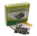 SY-PEX30016 3 Port IEEE 1394 Firewire 1394B & 1394A PCIe 1.1 x1 Card TI XIO2213B Chipset Requires Legacy Driver for Windows 8 10