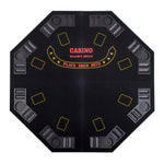 Novalife Octagon 8 Player 48" Poker Game Table Top with Speed Cloth Carrying Case