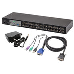 8-Port USB PS/2 Combo KVM Switch