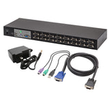 8-Port USB PS/2 Combo KVM Switch